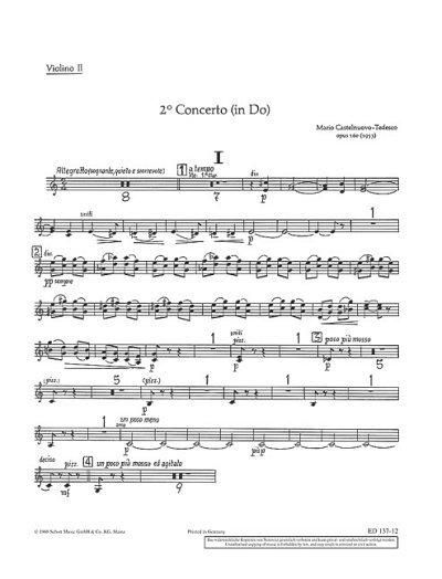 DL: M. Castelnuovo-Tedes: 2. Concerto in C, GitOrch (Vl2)