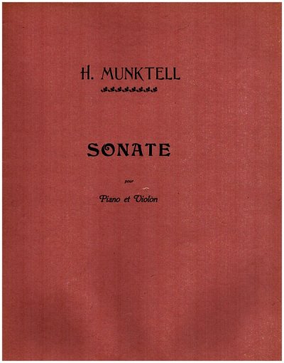 Sonate Violon-Piano , VlKlav (Part.)
