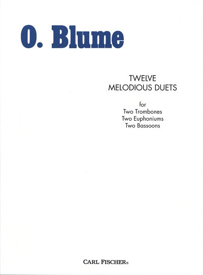 O. Blume: Twelve Melodious Duets