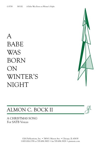 A Babe Was Born on Winter's Night, GchKlav (Part.)