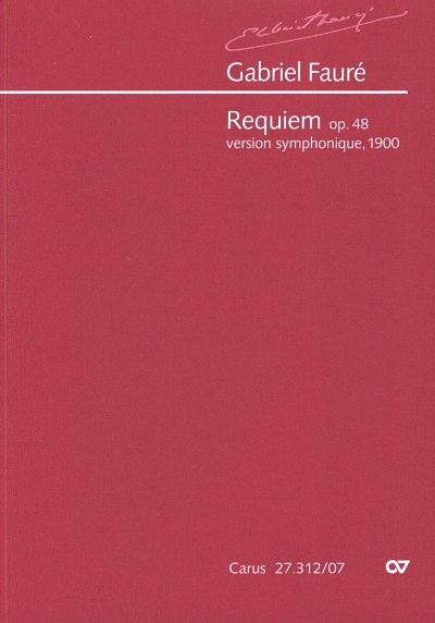 G. Fauré: Requiem op. 48, 2GsGchOrchOr (Stp)