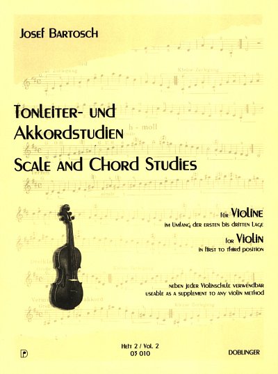 Bartosch Josef: Tonleiter + Akkordstudien 2