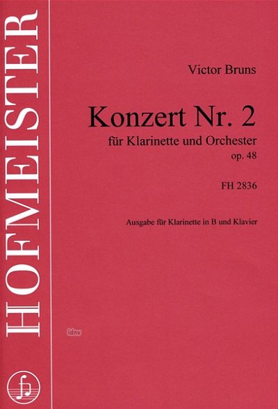 V. Bruns: Konzert op.48 für Klarinette und Orcheste, KlarKlv
