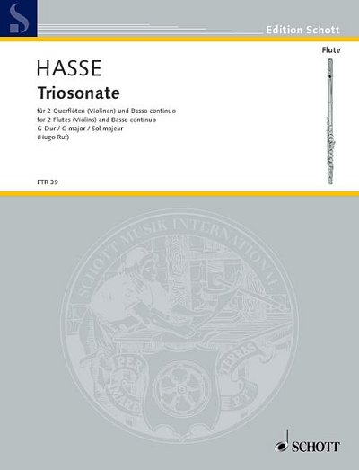 DL: J.A. Hasse: Triosonate Nr. 4 G-Dur, 2Fl/VlBC