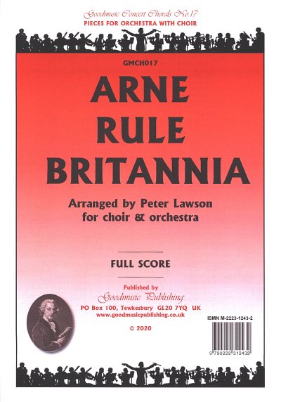 T. Arne: Rule Britannia, GchOrch (Pa+St)
