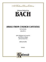 J.S. Bach atd.: Bach: Contralto Arias, Volume III (German)