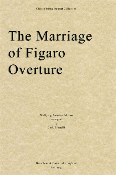 W.A. Mozart: The Marriage of Figaro Overtu, 2VlVaVc (Stsatz)
