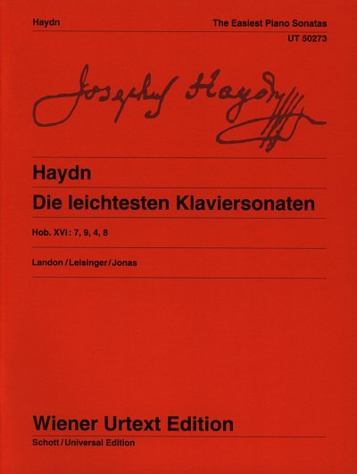 J. Haydn: Die leichtesten Klaviersonaten, Klav