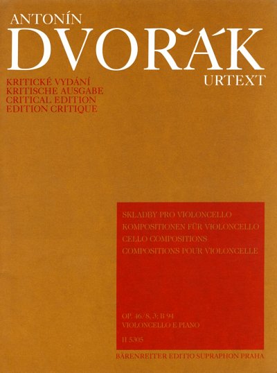 A. Dvo_ák: Kompositionen für Violoncello, VcKlav (SppaSti)