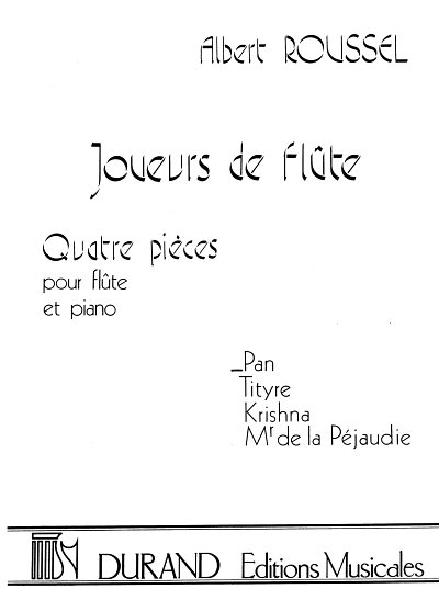 A. Roussel: Pan Opus 27, No 1 (from Joueurs de flûte)