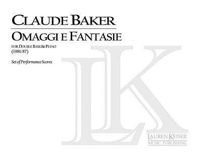 C. Baker: Omaggi e Fantasie, KbKlav