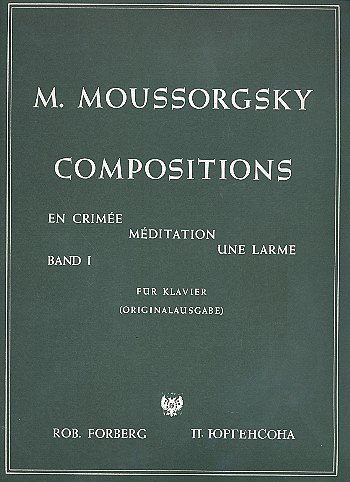 M. Mussorgski: Compositions Band I, Klav