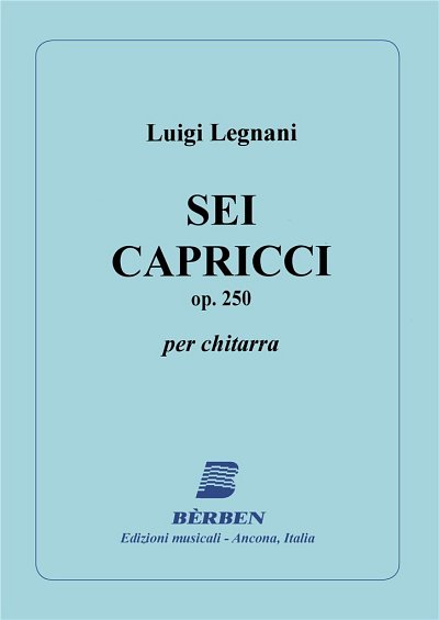 AQ: L.R. Legnani: 6 Capricci op. 250, Git (B-Ware)