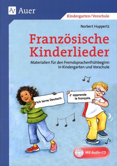 N. Huppertz: Französische Kinderlieder, Ges (Bu+CD)