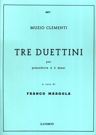 M. Clementi: Tre Duettini, Klav4m (Part.)