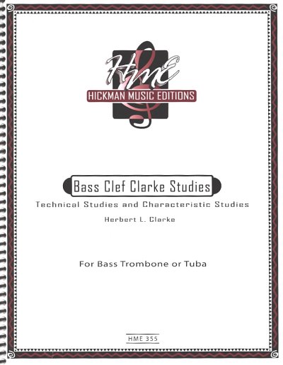 H. Clarke: Bass Clef Clarke Studies, BPos/Tb