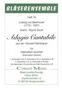 L. v. Beethoven: Adagio Cantabile  aus der , 5-6Klar (Pa+St)