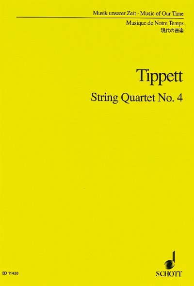 M. Tippett: String Quartet No. 4 , 2VlVaVc (Stp)