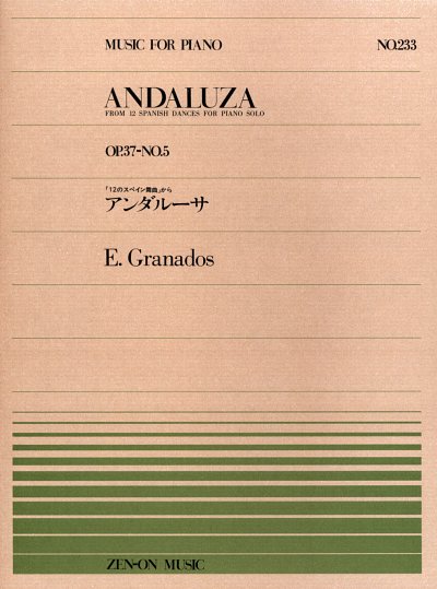 E. Granados: Andaluza op. 37/5 Nr. 233, Klav