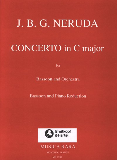 Neruda Johann Baptist Georg: Konzert C-Dur - Fag Orch