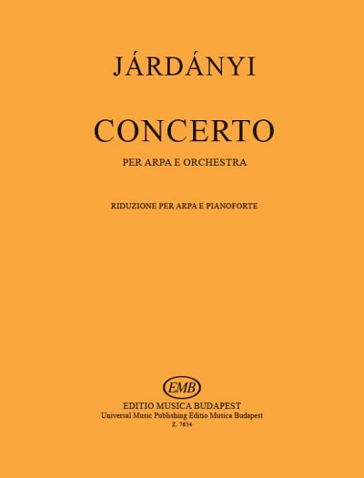 P. Járdányi: Konzert für Harfe und Orchester, HrfOrch (KASt)