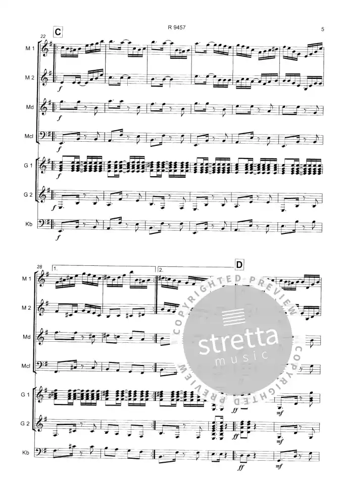 D. Hackner: Danza Cubana op. 67, Zupforch (Part.) (3)