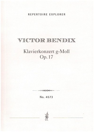 Klavierkonzert g-Moll op.17, KlavOrch (Part.)