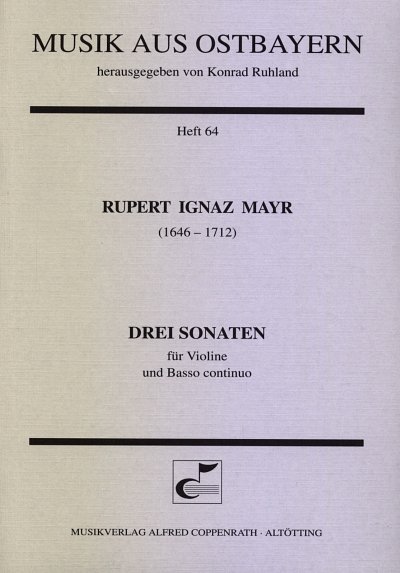 R.I. Mayr: Drei Sonaten, VlBc (Part.)