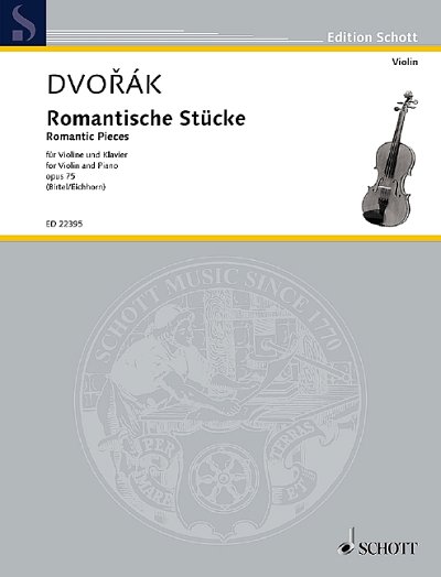 DL: A. Dvo_ák: Romantische Stücke, VlKlav (Pa+St)