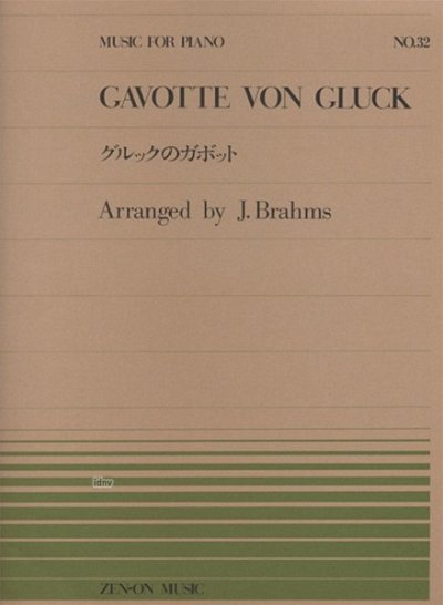 C.W. Gluck: Gavotte von Gluck Nr. 32, Klav