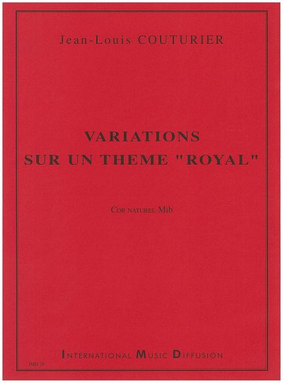 J. Couturier: Variations sur un theme "royal"