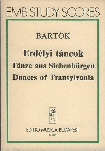 B. Bartók: Tänze aus Siebenbürgen, Sinfo (Stp)