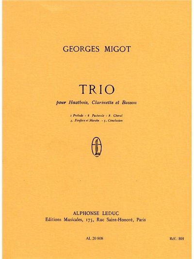 G. Migot: Trio (Part.)