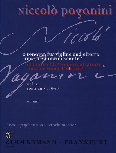 N. Paganini: 6 Sonaten 2 Sonate 16-18