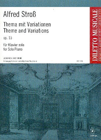 A. Stroß: Thema mit Variationen a-Moll op. 15, Klav