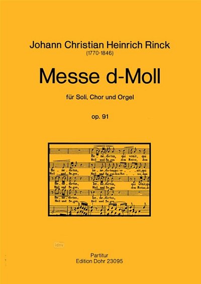 J.C.H. Rinck: Messe d-Moll op. 91 (Part.)
