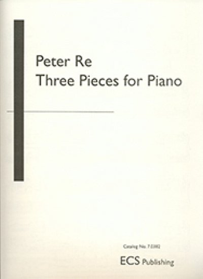 Three Pieces for Piano, Klav
