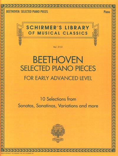 L. v. Beethoven: Selected Piano Pieces - Early Advance, Klav