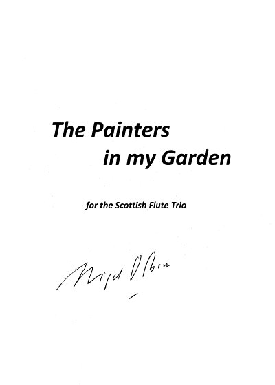 N. Osborne: The Painters In My Garden, 3Fl (Part.)