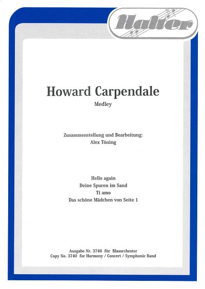 H. Carpendale: Howard Carpendale_, Blaso (PaDiSt)