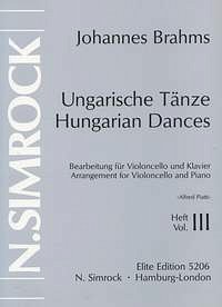 J. Brahms: Ungarische Tänze Vol. 3, VcKlav