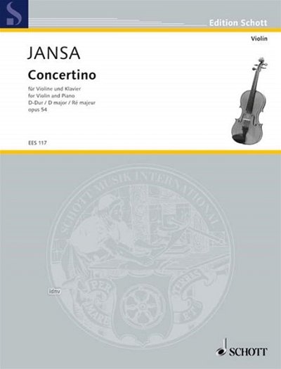 J. Leopold: Concertino D-Dur Op 54, VlKlav