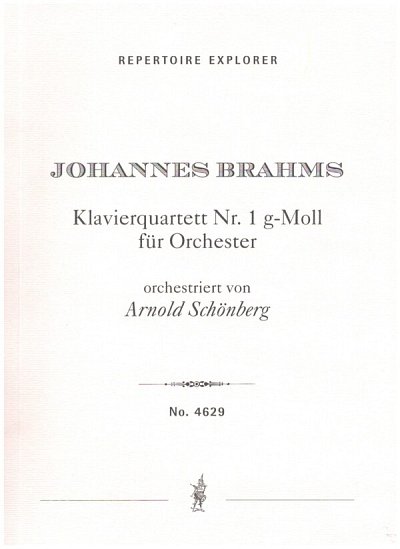 J. Brahms: Klavierquartett g-Moll Nr.1 op.25, Sinfo (Stp)