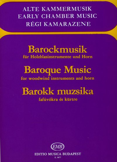 I. Kovács: Barockmusik für Holzblasins, Varblas (PartStsatz)