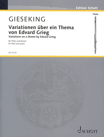 W. Gieseking: Variationen über ein Thema , FlKlav (KlavpaSt)
