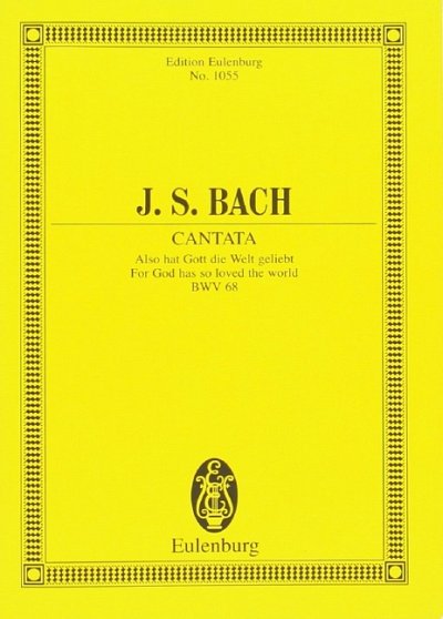 DL: J.S. Bach: Kantate Nr. 68 (Feria 2 Pentecostes) (Stp)