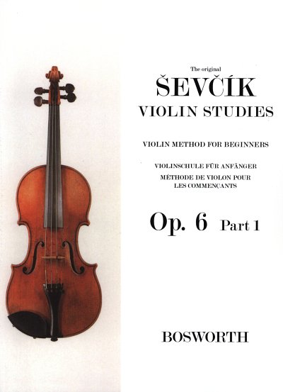 O. _ev_ík: Violin Method for Beginners op. 6/1, Viol