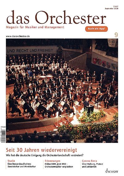das Orchester 2020/09