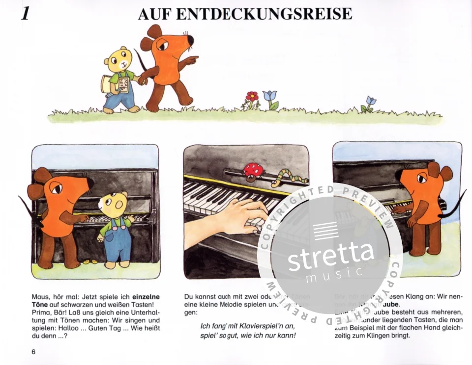 Klavierspielen mit der Maus 1 von Bettina Schwedhelm