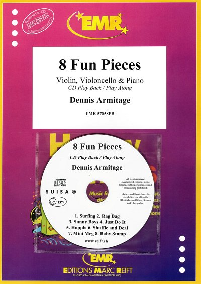D. Armitage: 8 Fun Pieces, VlVcKlv (+CD)
